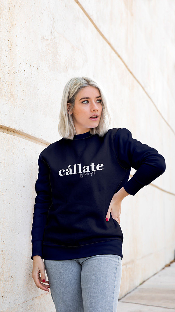 SUDADERA CÁLLATE UNISEX W