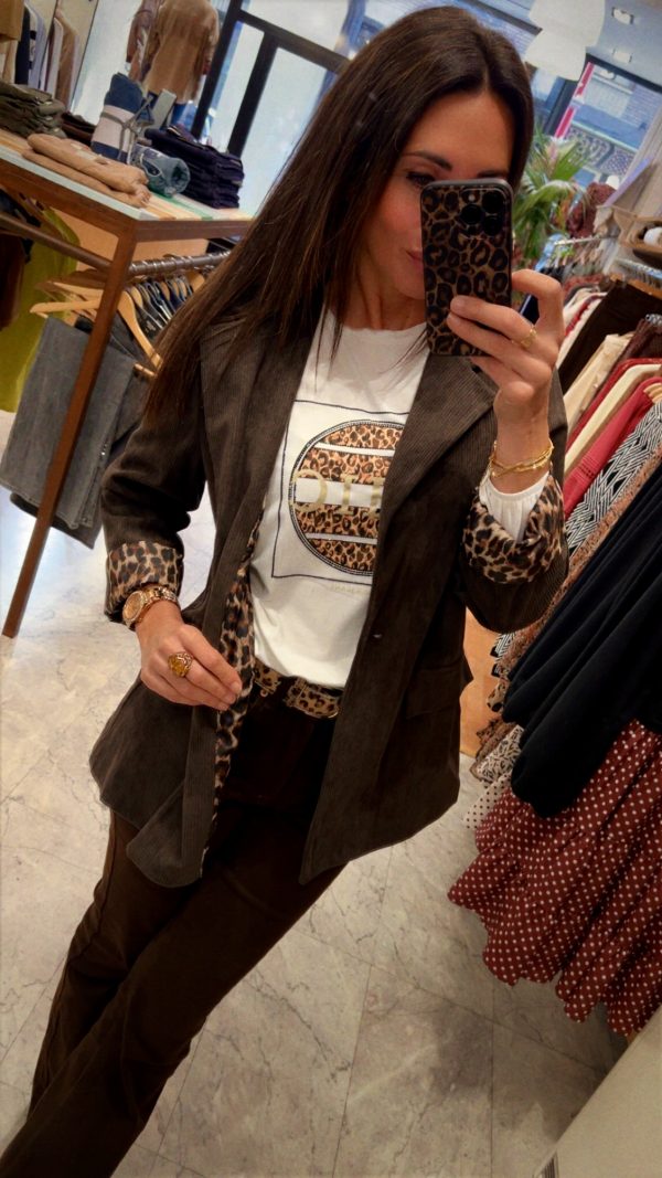 BLAZER LEO CHOCOLATE