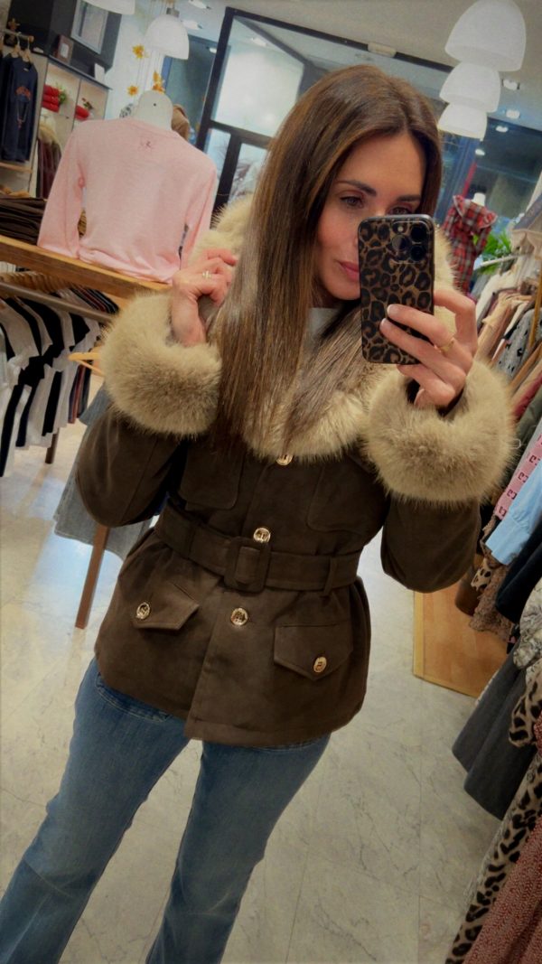 ABRIGO QUEBEC CHOCOLATE