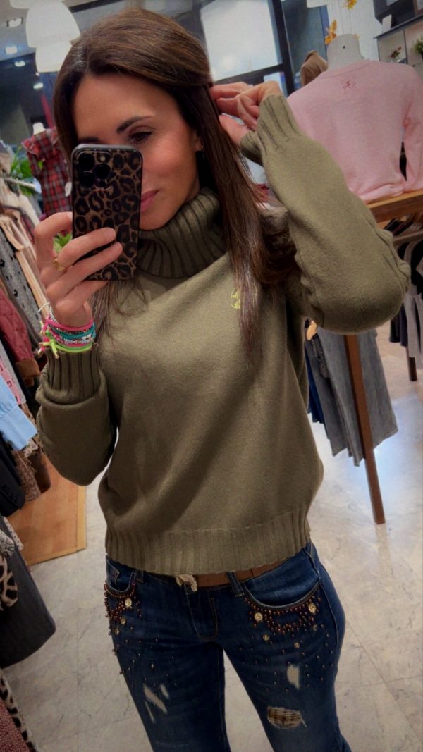 JERSEY BIARRITZ KAKI & LIMA