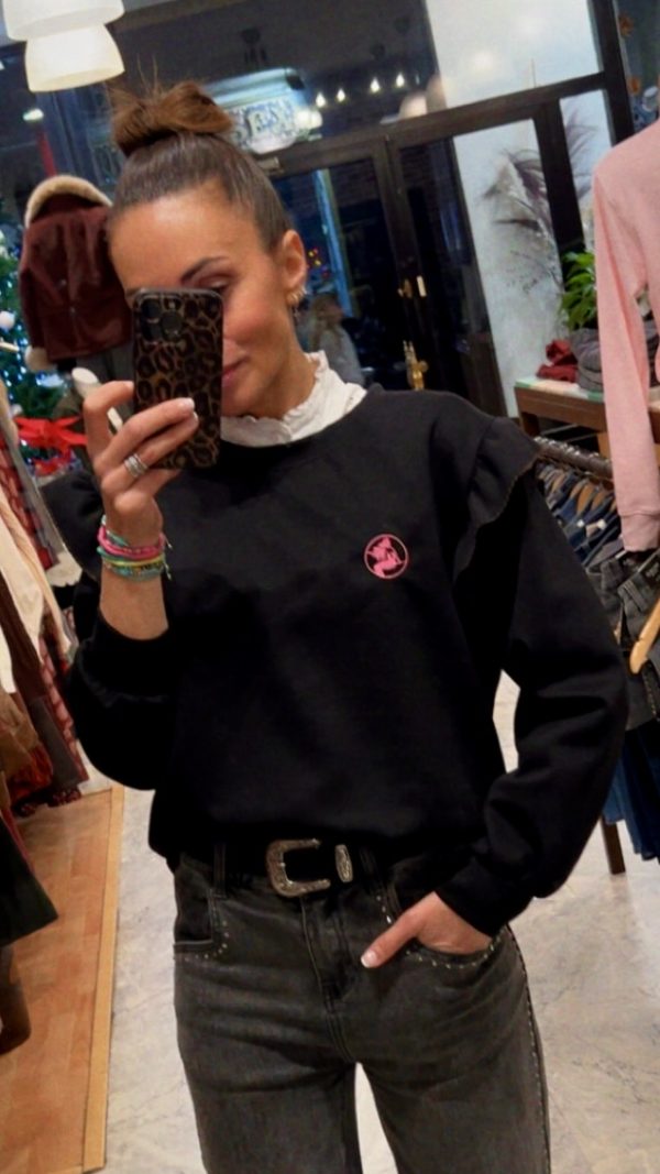 SUDADERA ODETTE NEGRA