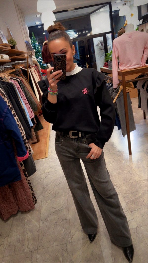 SUDADERA ODETTE NEGRA