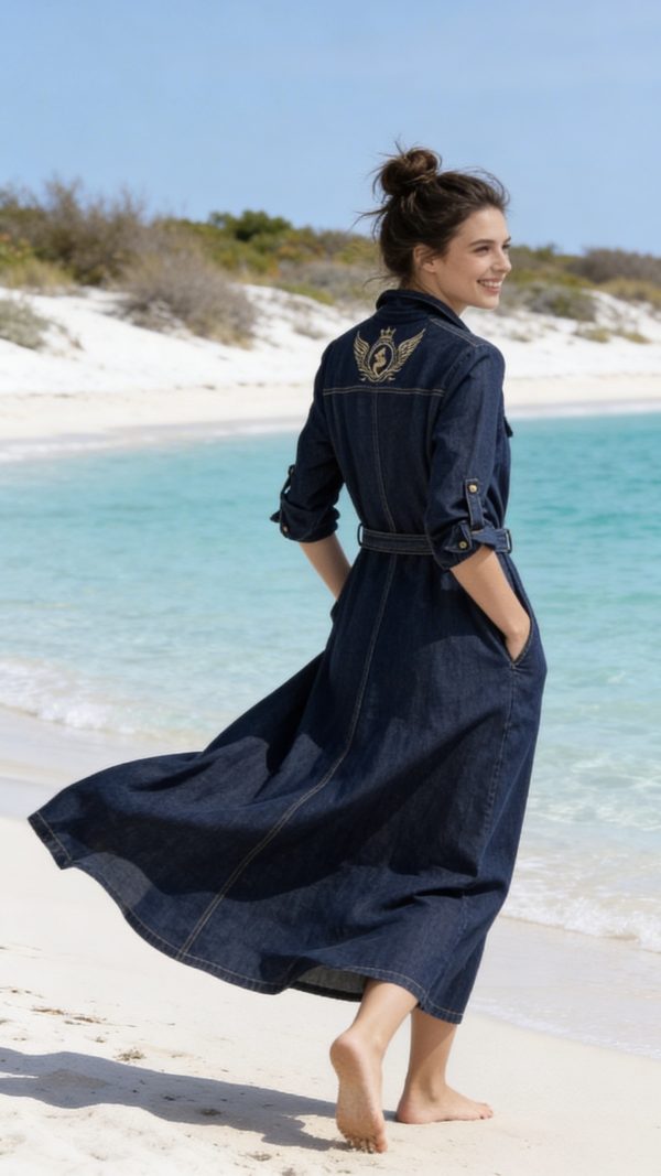 VESTIDO PREPPY DENIM ENOLA