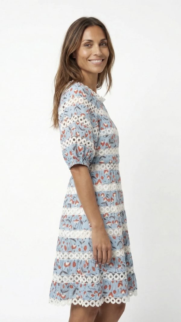 VESTIDO VELOURS BLUE