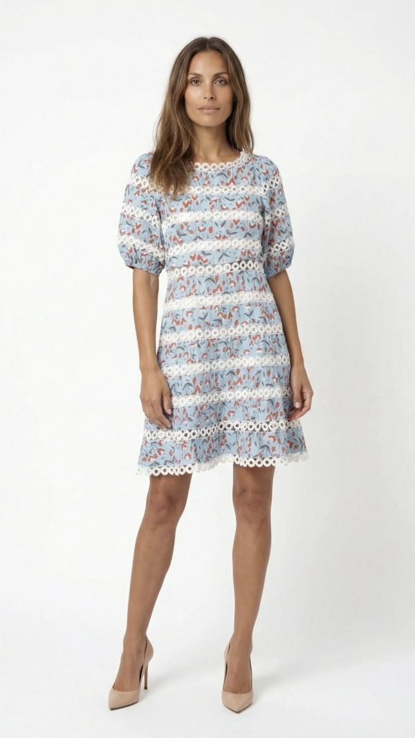 VESTIDO VELOURS BLUE