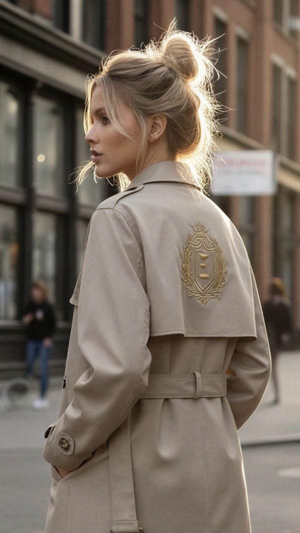 GABARDINA BIANCA ENOLA