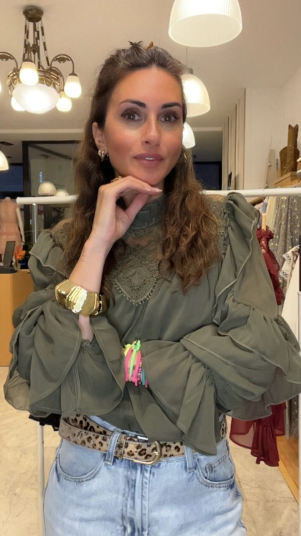 BLUSA NORA VERDE OLIVA
