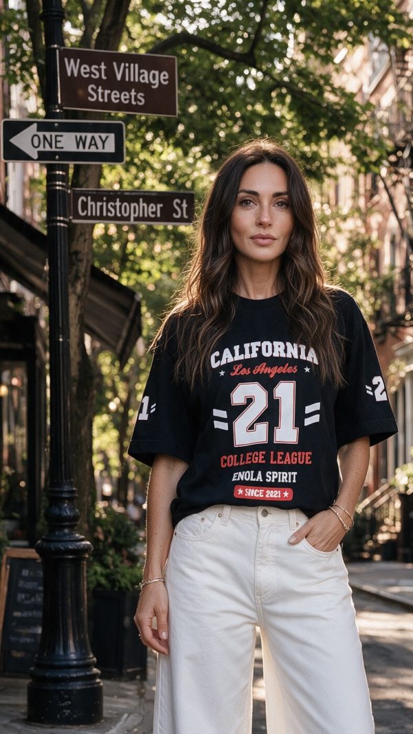 CAMISETA BOXI NEGRA ENOLA