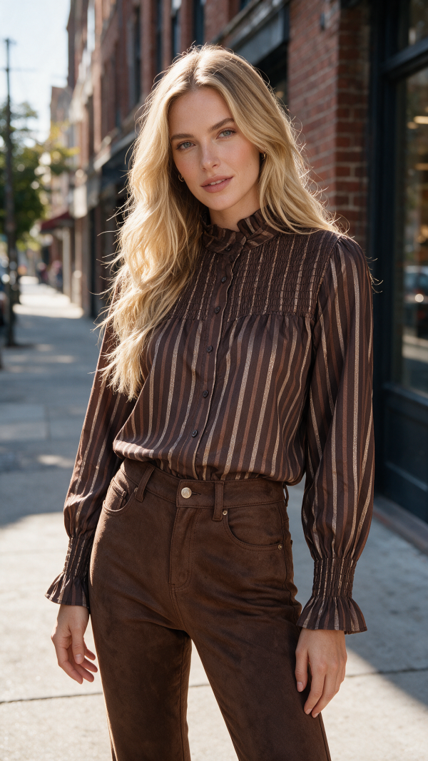 BLUSA ALBA CHOCOLATE