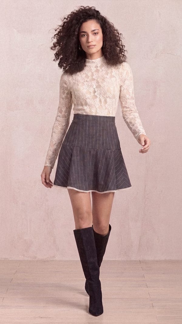 FALDA DAFNE GRIS