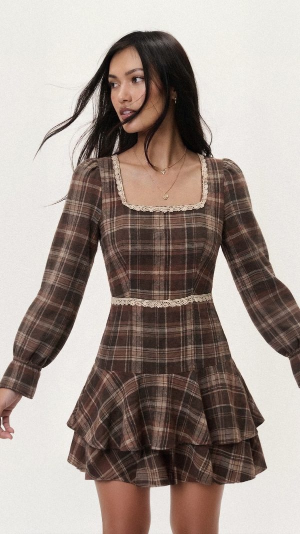 VESTIDO LOUISE MARRÓN