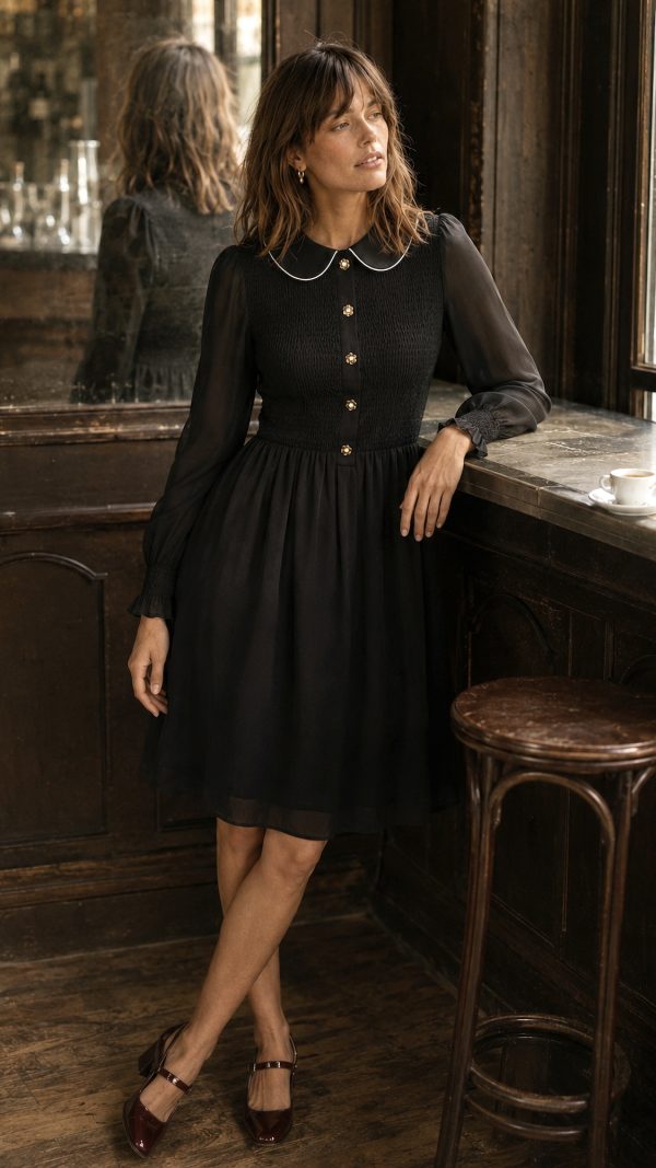 VESTIDO VELOURS DE MINUIT