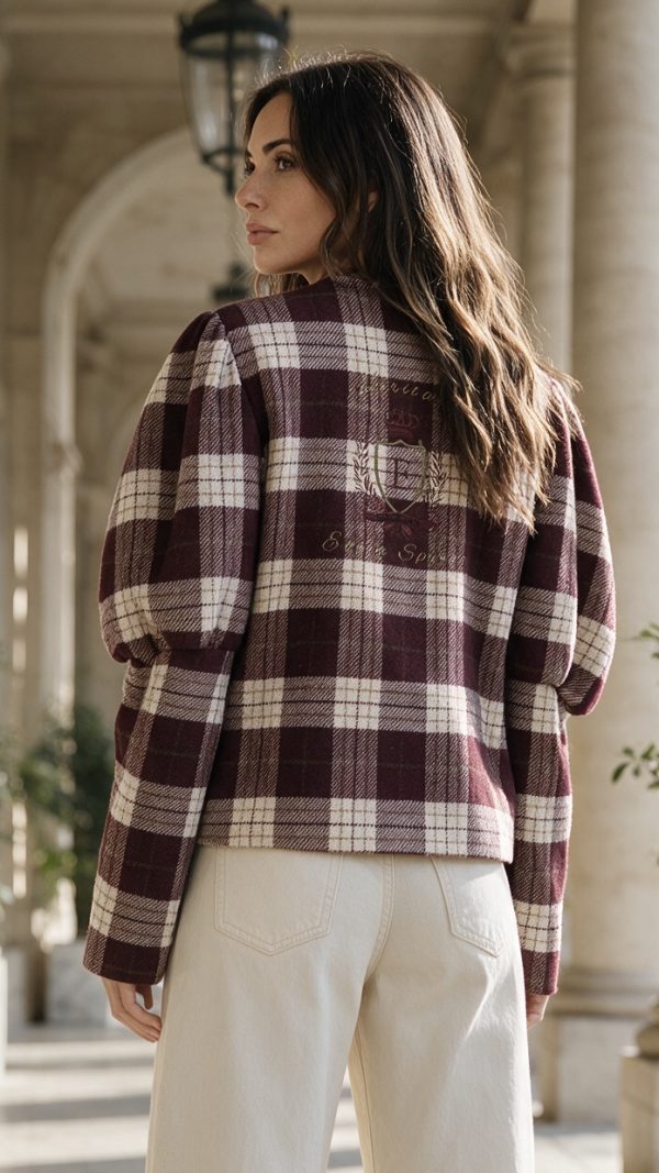 CHAQUETÓN HERITAGE BURDEOS ENOLA